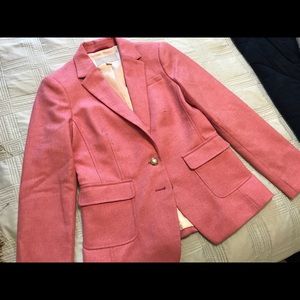 Banana Republic Pink Herringbone Blazer - 4P